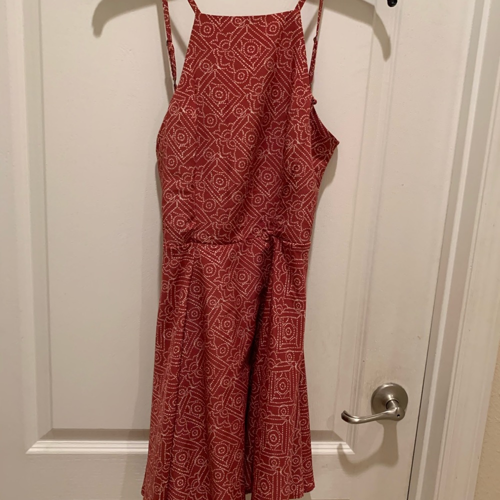 Bergeny fit flair dress from Hollister